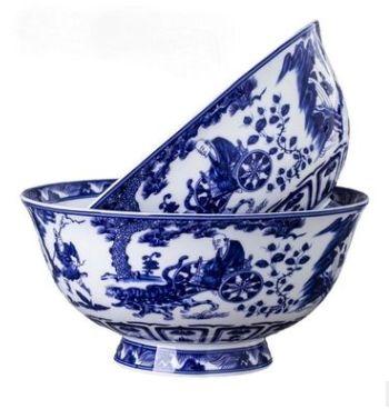 Imagem de 4,5 polegadas Jingdezhen Ramen Bowl Cerâmica Bone China Rice Soup Bowls Container Home Kitchen Dinnerware Tableware Acessórios de louça Tigelas