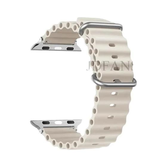 Imagem de 49mm 44mm 45mm 41mm 40mm 38mm Pulseira Para Apple Watch Ultra iWatch Series 9 10 8 7 SE Ocean Belt
