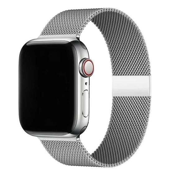 Imagem de 49mm 45mm 44mm 41mm 40mm Pulseira De Laço Milanês Para Apple Watch Pulseira Ultra Metal Iwatch Série