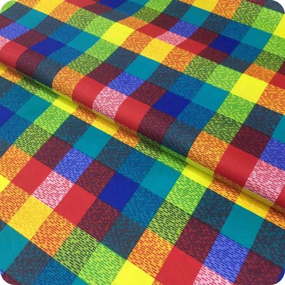 Imagem de 4m Chita Estampada Festa Junina Tecido Microfibra Para Mesa