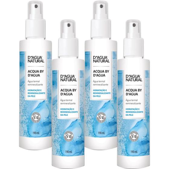 Imagem de 4UN Agua Termal Remineralizante Calmante 190ML Dagua Natural