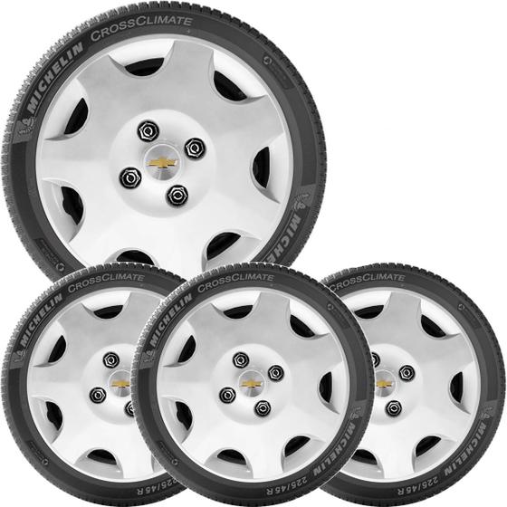Imagem de 4x Calota GM CORSA CELTA CLASSIC Aro 13 com Emblema 118cb
