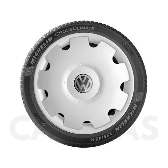 Imagem de 4X Calota Vw Gol Parati G3 G4 Aro 13 Com Emblema 573Ar