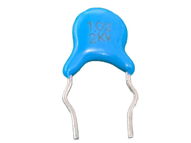 Imagem de 4x Capacitor Ceramico 1nf/2kv = 1k/2kv Y5u Pre