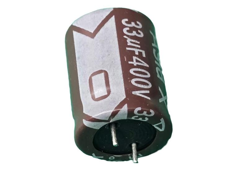 Imagem de 4x Capacitor Eletrolitico 33uf/400v 105 16x21mm Pre Asia