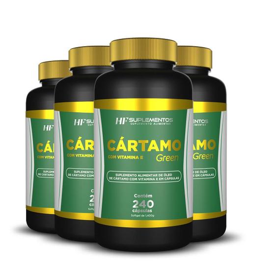 Imagem de 4X Cartamo Com Vitamina E 240 Capsulas Hf Suplementos