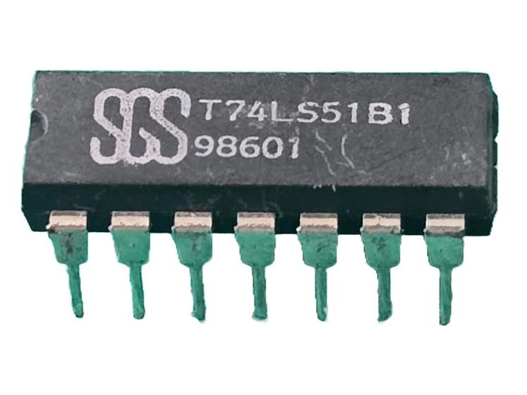 Imagem de 4x Circuito Integrado 74ls51b1 74ls51 Sgs