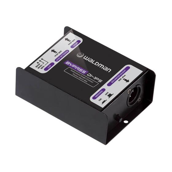 Imagem de 4x Direct Box Passivo Waldman ByPass DI-1PS com 1 Canal