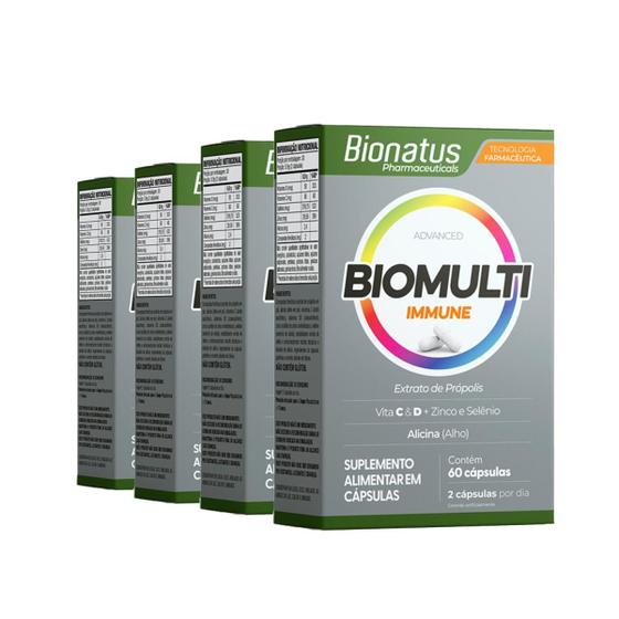 Imagem de 4X Immune Biomulti Bionatus 60Caps