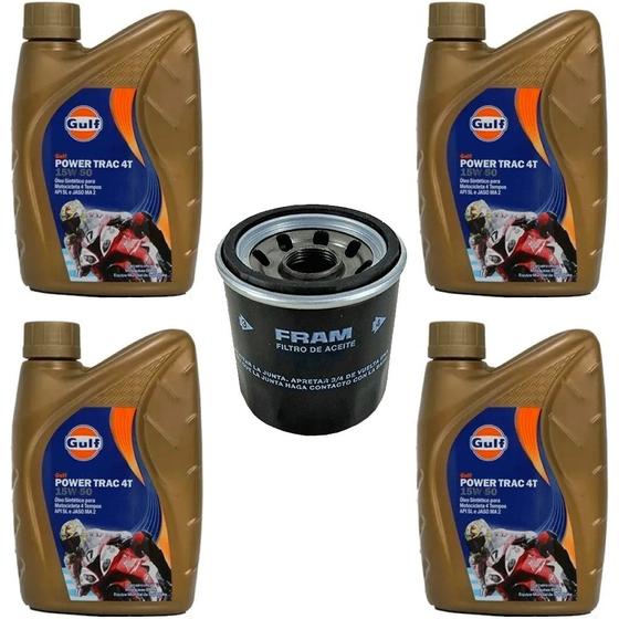 4x Óleo 15w50 SINTETICO Filtro Oleo Suzuki B-king Bandit Menor preço em 4x Óleo 15w50 SINTETICO Filtro Oleo Suzuki B-king Bandit