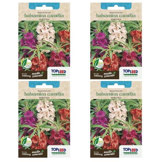 Imagem de 4X Sementes Balsamina Camélia (Sortida) TOPSEED