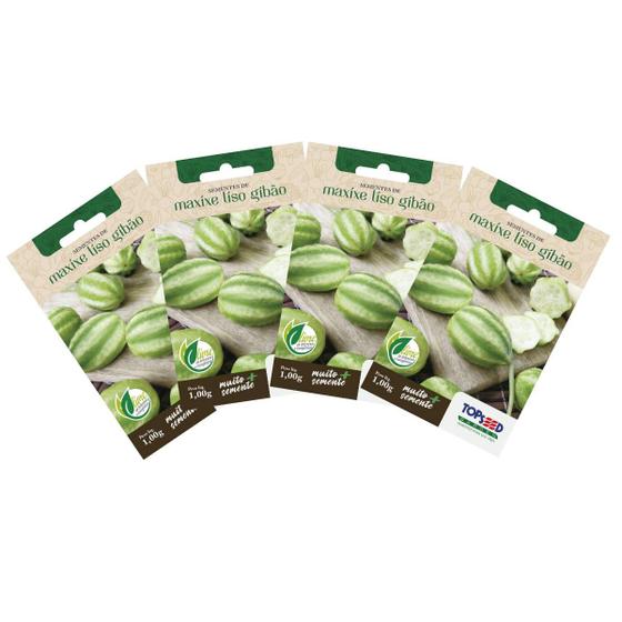 Imagem de 4X Sementes de Maxixe Liso Gibão TOPSEED