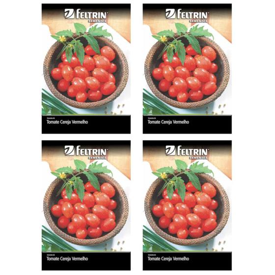 Imagem de 4X Sementes de Tomate Cereja Carolina FELTRIN