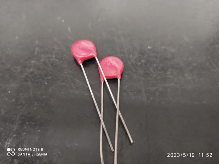 Imagem de 4x Varistor V100za4 = 100z4 = S10k60v 10mm 60v Ge