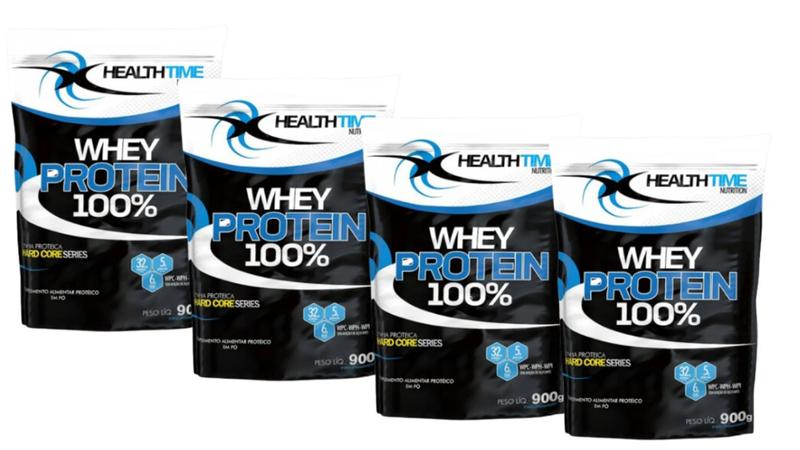 Imagem de 4x Whey Protein 100% Refil 900g (3,6 Kg)