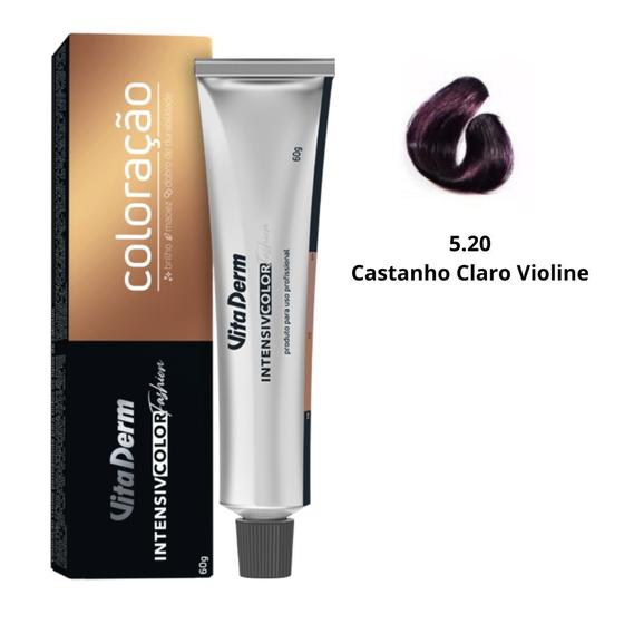 Imagem de 5.20 Castanho Claro Violine Beringela  60g Vita Derm