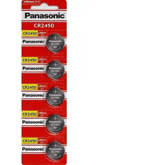 Imagem de 5 Bateria Panasonic Cr2450 Pl5B 3V Lithium