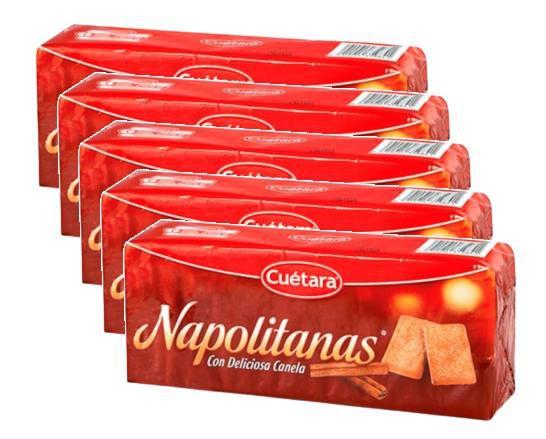 Imagem de 5 Biscoitos Napolitanas Com Canela Cuétara 213g - Espanha