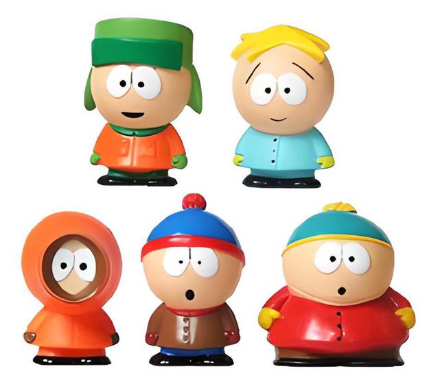 Imagem de 5 Bonecos South Park Eric Kenny Kyle Stan Action Figure