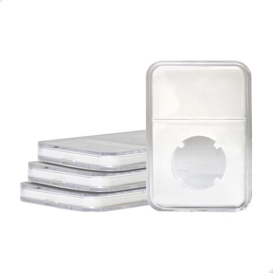 Imagem de 5 Cápsulas Acrílica para Moeda Slab PCCB 35mm