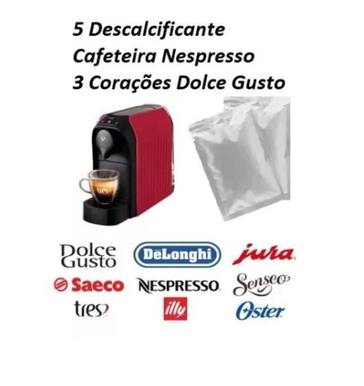 Imagem de 5 Descalcificante Cafeteira Nespresso 3 Corações Dolce Gusto