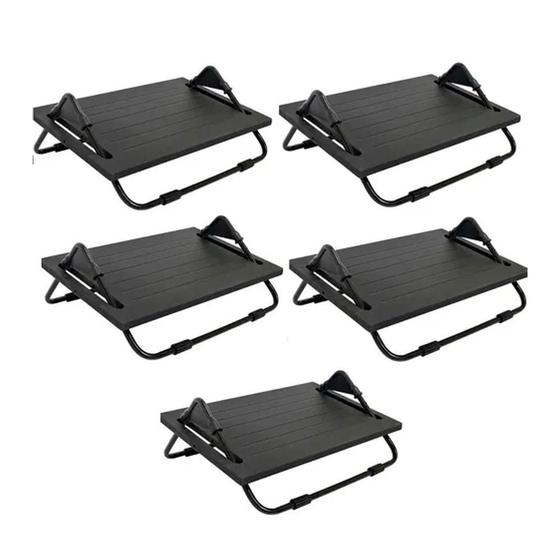 Imagem de 5 Descansos Ergonômicos para os pés em Mdf com Regulagem