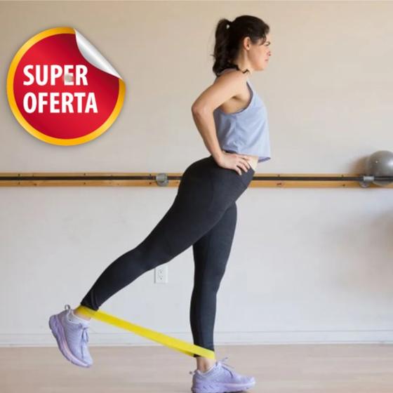 Imagem de 5 Faixas Elásticas Exercício Ginástica Fitness 