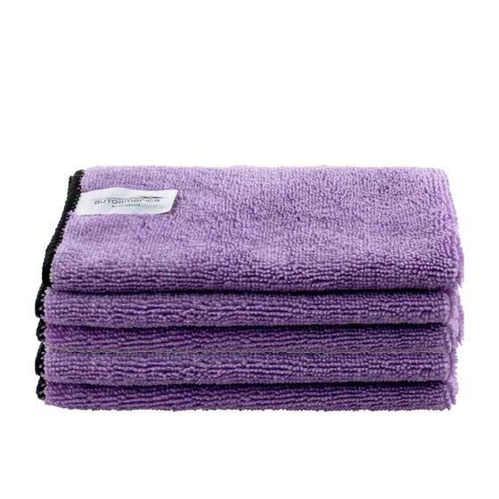 Imagem de 5 Flanelas de Microfibra 40x60 Low com Costura Purple Autoamerica