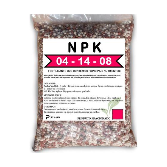 Imagem de 5 Kg - Adubo Fertilizante NPK 04.14.08