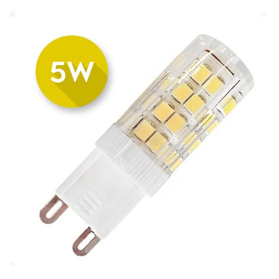 Imagem de 5 Lâmpadas Halopin LED G9 5W 220V Luz Branca Quente/3000K - Lustres, Luminárias, Arandelas, etc...