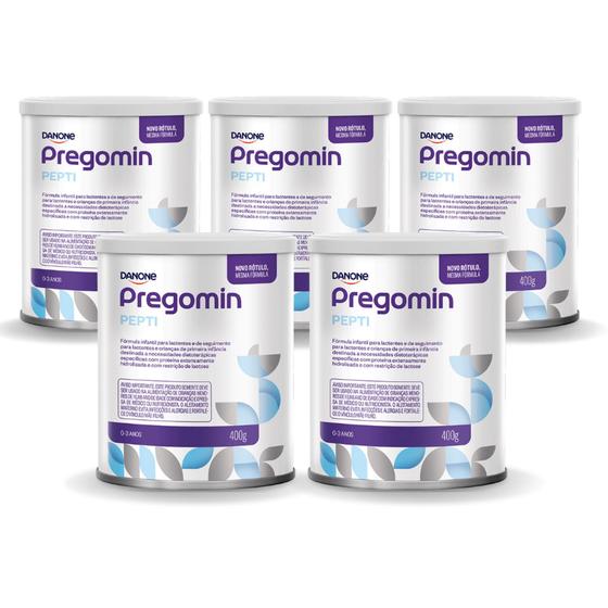 Imagem de 5 Latas - Pregomin Pepti 400g