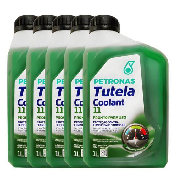 Imagem de 5 Litros Aditivo Radiador Petronas Coolant 11 Pronto Uso Inorgânico Equipamentos Motores Endotérmicos