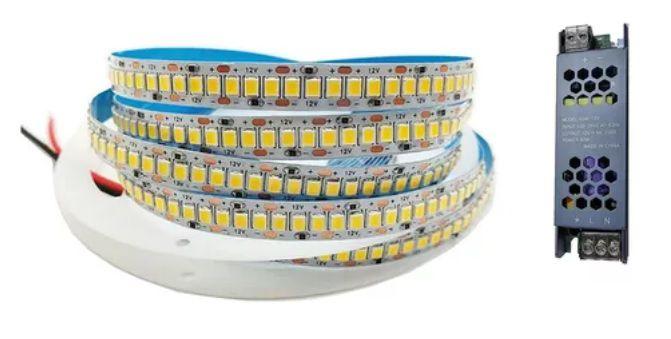 5 Metro Fita Led 12v 2835 240leds/m 3000k/4000k/6000k+ Fonte Cor Da Luz Branco-quente 3000k 110v/220v Menor preço em 5 Metro Fita Led 12v 2835 240leds/m 3000k/4000k/6000k+ Fonte Cor Da Luz Branco-quente 3000k 110v/220v