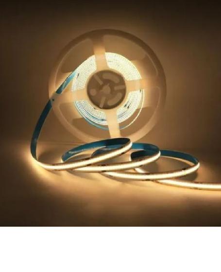 5 Metros Fita LED COB Luz Fria e Quente IP20 1800Leds 60W Menor preço em 5 Metros Fita LED COB Luz Fria e Quente IP20 1800Leds 60W