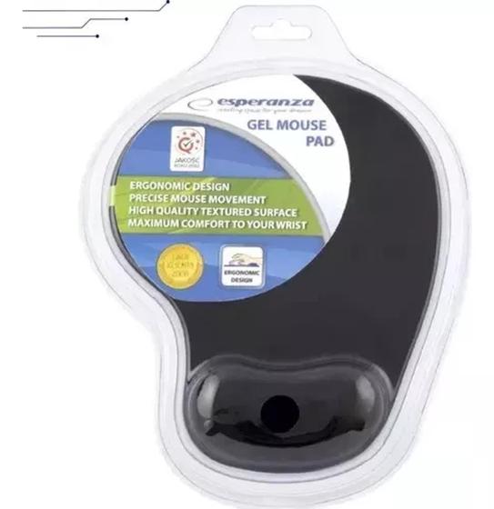 Imagem de 5 Mouse Pads Ergonomico Com Apoio de Pulso Esperanza 23x19