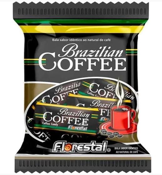 Imagem de 5 Pacotes Bala De Café Florestal Brilian Coffee De 500Gr