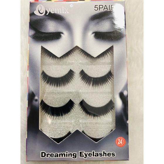 Imagem de 5 Pares de Cílios Postiços Dreaming Eyelashes - Eyemix/ WX Beleza