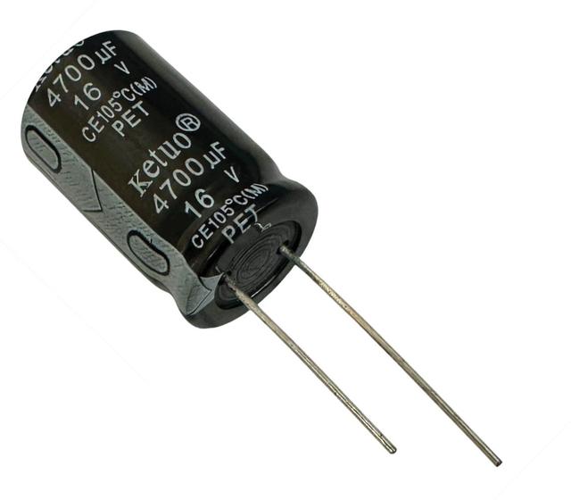 Imagem de 5 pçs - capacitor eletrolitico 4700x16v - 4700 uf x 16v