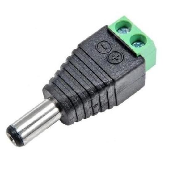 Imagem de 5 Peças - Adaptador Tipo P4 Dc 5,5Mm Macho X Kre Para Câmera