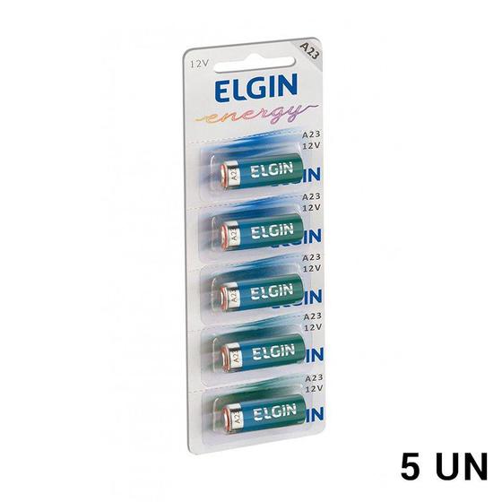 Imagem de 5 Pilhas Baterias Elgin 12v A23