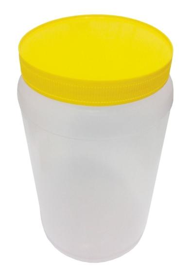 Imagem de 5 Pote Plástico de Mel Com Tampa Rosca 1500ml