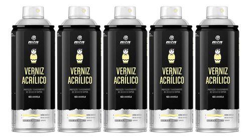 Imagem de 5 Spray Pro Verniz Acrilico Ceramica Natural Montana 400ml