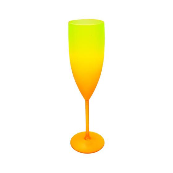 Imagem de 5 Taças De Champanhe Degradê Bicolor 160 Ml