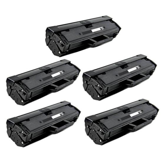 Imagem de 5 Toner Compatível 105A W1105 W1105A Para MFP137FNW Com Chip