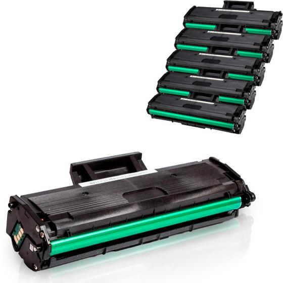 Imagem de 5 Toner Compatível Kit Conjunto D101 S 100% Lacrado Novo Para Impressoras ML3405FW ML2166W SCX3406W