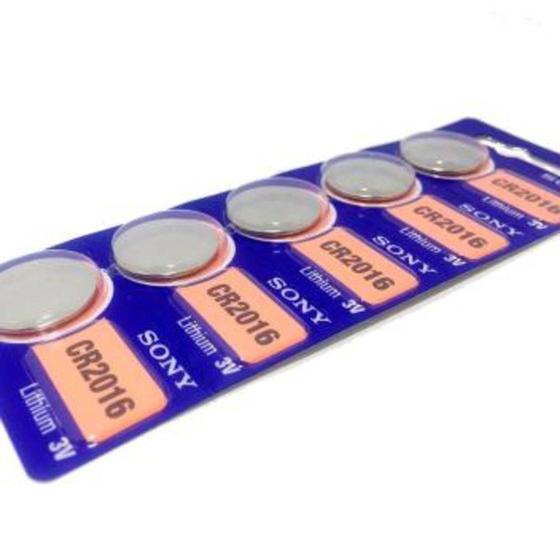 5 Unidades Bateria Sony CR2016 3 V Original Menor preço em 5 Unidades Bateria Sony CR2016 3 V Original