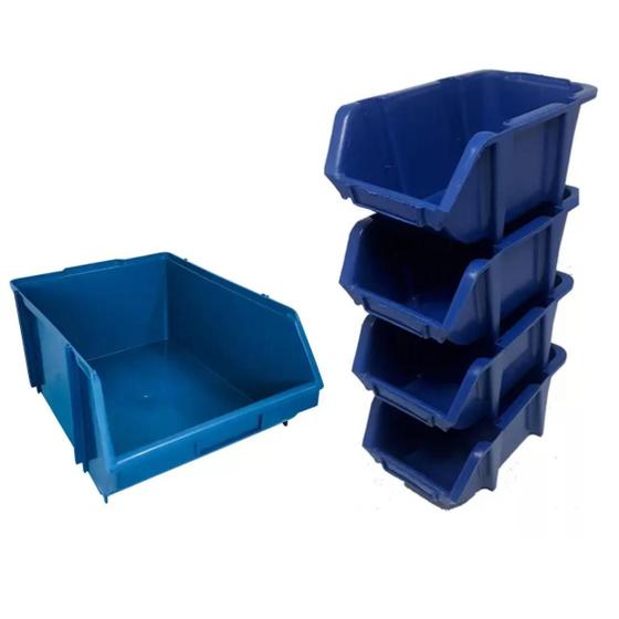 Imagem de 5 Unidades Gaveta Encaixavel Plástica Nº3 Azul