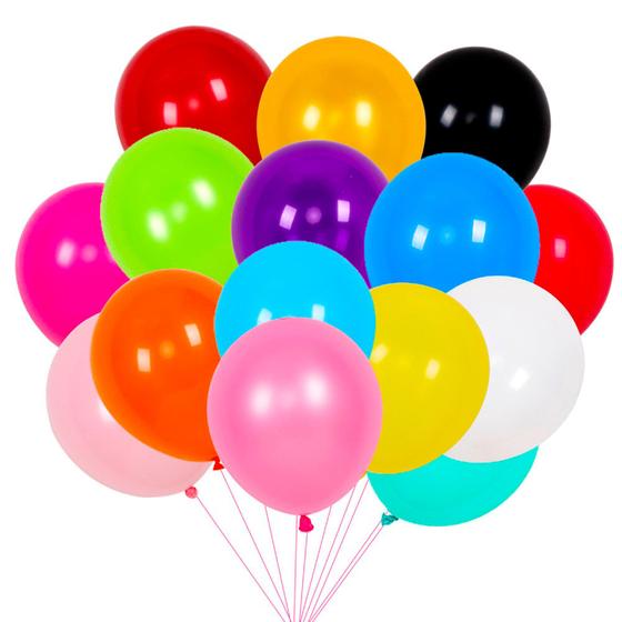 Imagem de 50 Bexigas Balão n5 Decoração Festa brilho e cor escolha