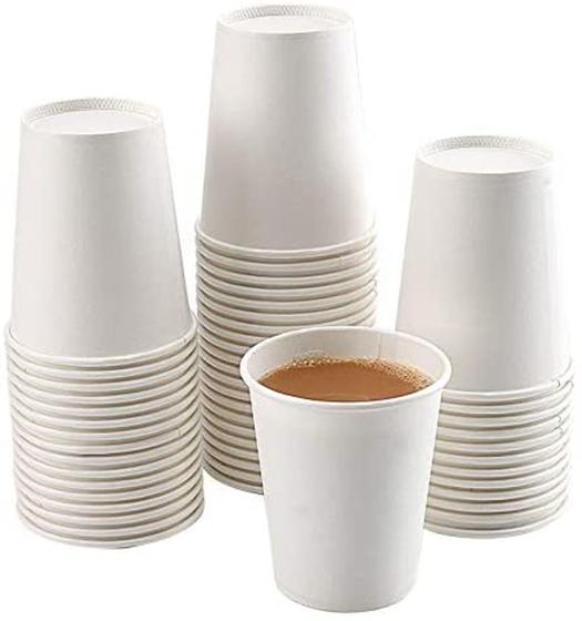 Imagem de 50 copo de café biodegradável 240 ml SEM tampa - Térmico