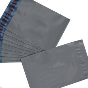 Imagem de 50 Envelope Plástico Cinza 20x30/26x36/32x40/40x50 Cm Segurança Cinza Com Lacre Correios Sedex 50 Envelopes